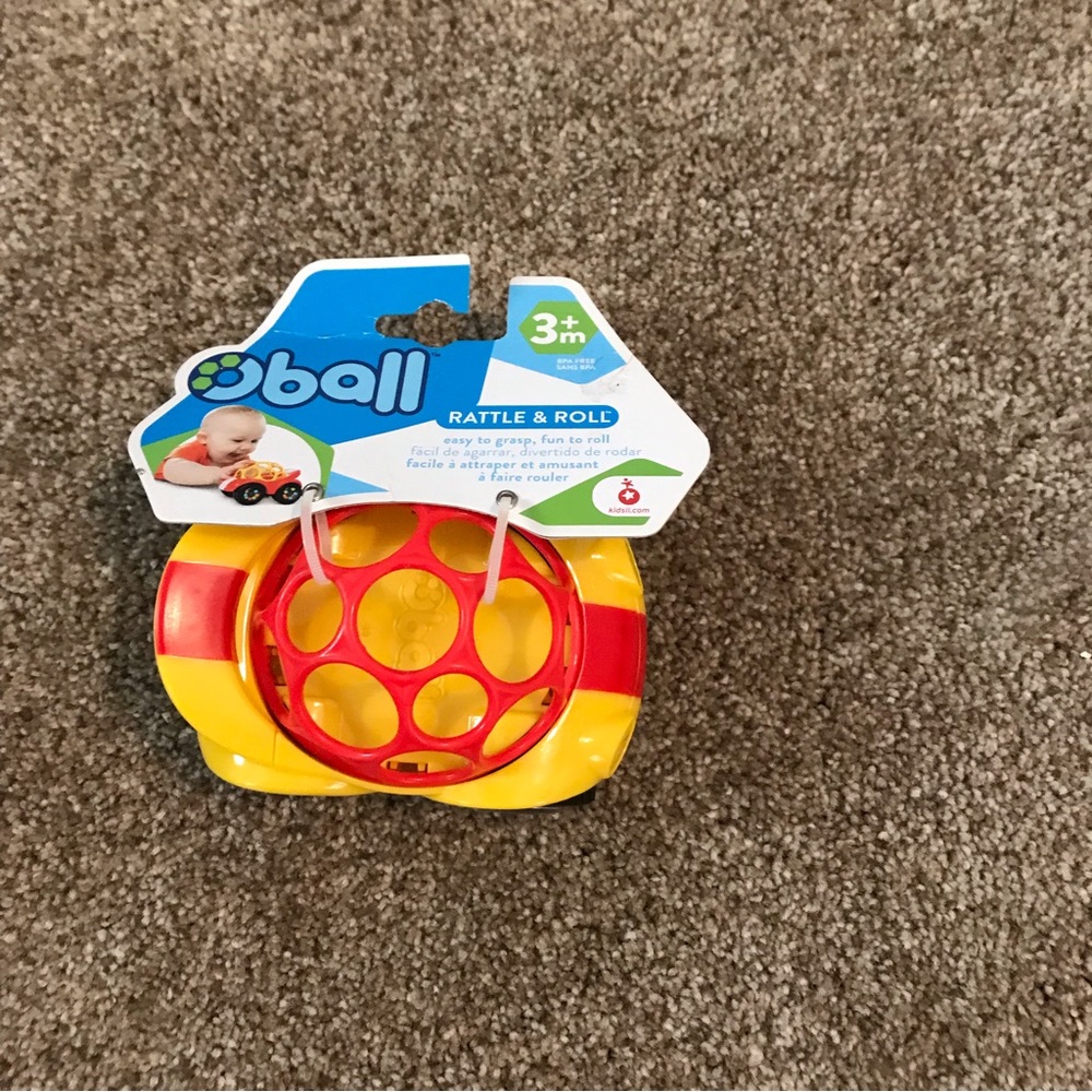 NWT  OBall Car Rattle and Roll. 3+ months
